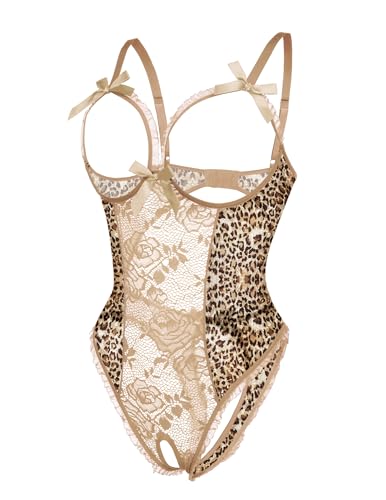 Image of Avidlove Women One Piece Lingerie Sexy Lace Babydoll Mini Bodysuit