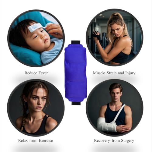 2 PCS, Reusable hot & Cold Pack,for Injuries,Joint Pain, Muscle Soreness,Body Inflammation,Applicable to Knees, Back, Shoulders, Waist, Abdomen, HIPS, Neck, arms, and Legs.