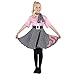 Fun Shack Vestito Anni 50 Bambina, Costume Carnevale Bambini Taglia XL