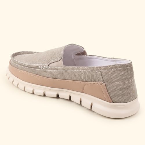 Image of YOHO Loafers for Men | Comfortable Slip on Shoes | Durable Denim Upper | Cushioned Lightweight Footwear | Lofos 101