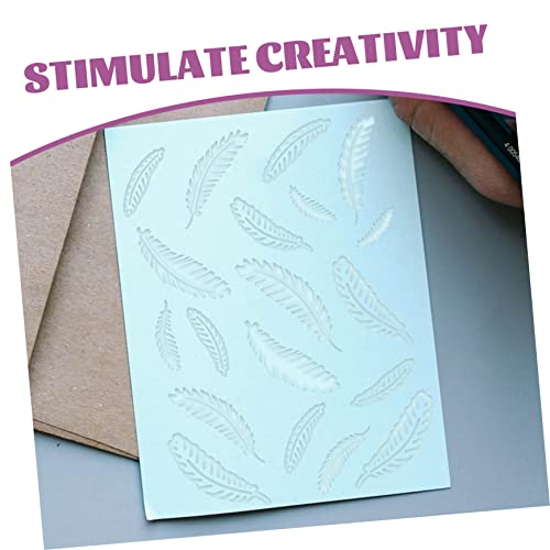 Ciieeo 25 Peças Modelo De Gravação Em Relevo Modelo De Gravação De Plástico Máquina De Gravação Past