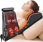 Massage du cou et du dos Shiatsu avec chaleur, masseur du cou pour soulager la douleur tissu profond,3D Oreiller de massage pour le dos,Épaule,Leg,Dons pour maman,Papa,Femmes