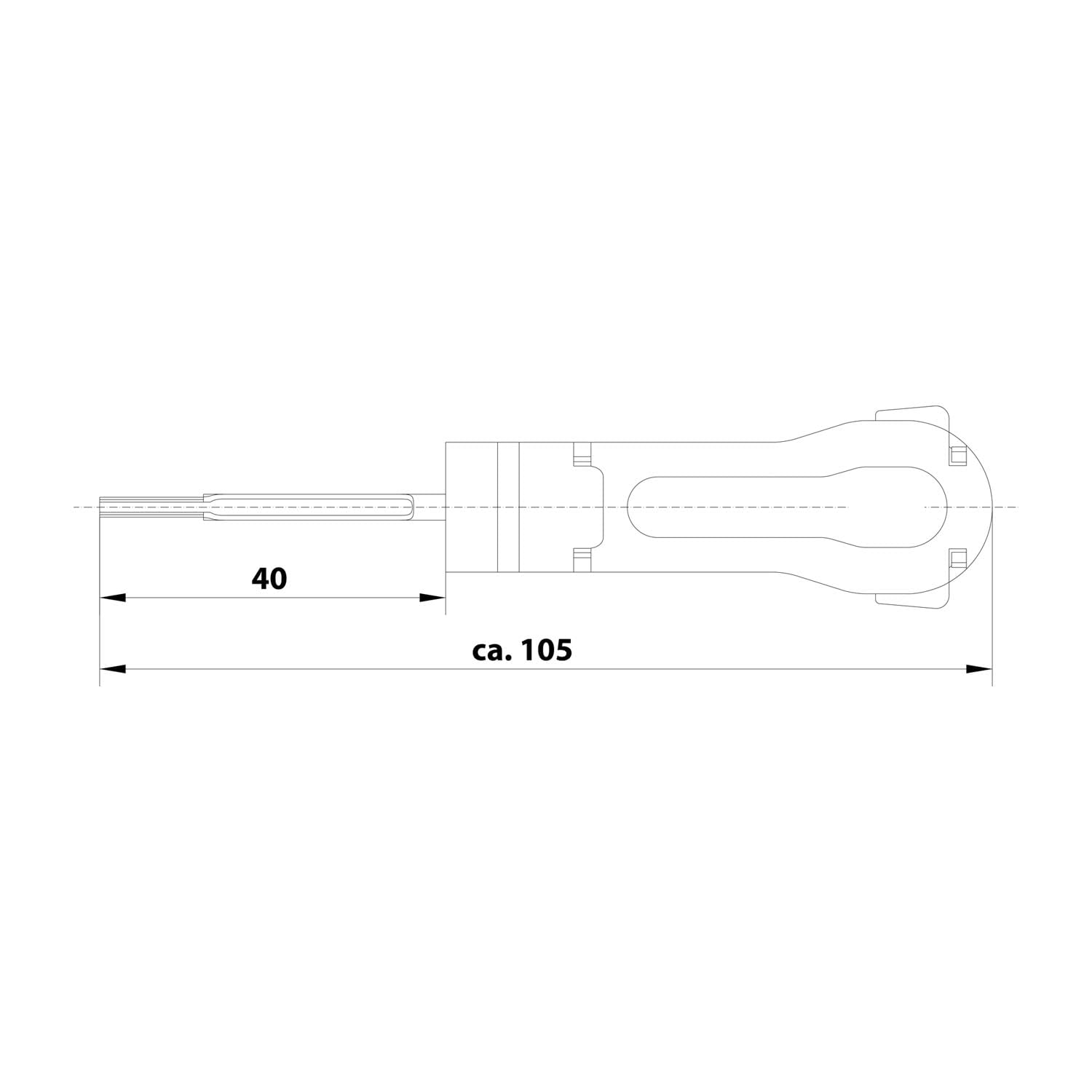 09990000368 Harting Montage-/Demontagewerkzeug für Kontaktart: gedrehte D-Sub Crimpkontakt Querschnitt 0,09mm² - 0,82mm² / AWG28 - AWG20 - 1 Stück