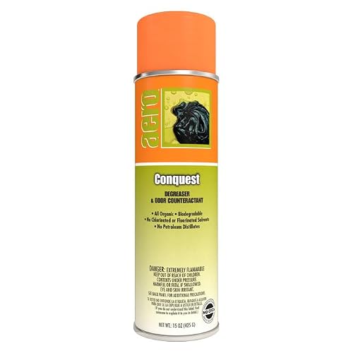 Aero Conquest Aerosol Degreaser and Odor Counteractant, 15oz 12/case