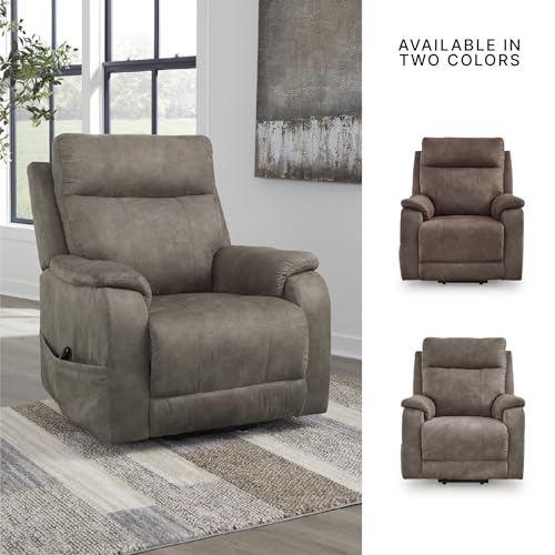 Signature Design by Ashley Dual Motor Power Lift Recliner, Heat & Massage - image 2