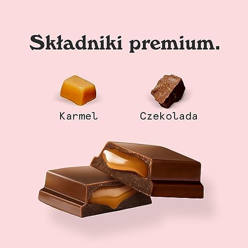 NICKS Soft toffee, Czekoladowy batony keto bez dodatku cukru,110 kalorii, 3.5 węglowodanów netto, batonik czekoladowy z karmelem, Bezglutenowe cukierki low carb (15x28g)