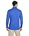 UltraClub Men's Cool & Dry Heathered Performance Quarter-Zip 4XL ROYAL HEATHER