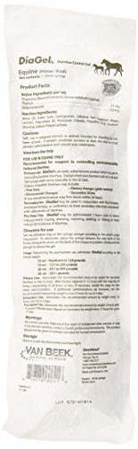 Van Beek Gel Diagel para controle de diarreia equina, seringa de 30 ml