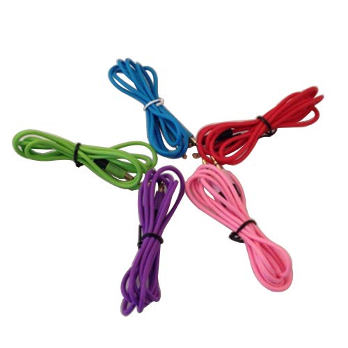 3.5mm Auxiliary Aux Male to Male Cable Stereo Cord Audio Cables for PC Phone Black