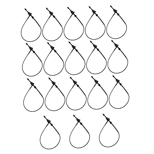 HAWILLOSCH Lightweight Clothing Labels Pin Loop Fastener Plastic Tag Fastener Security Loop for Display