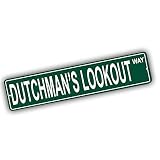 Wisconsin Mountains Pick Your Mountain Compatible/Replacement for Dutchman'S Lookout United States Mountain Aluminum Metal Tin Street Sign Style Home Decor For Man Cave Poker Tavern Game Room