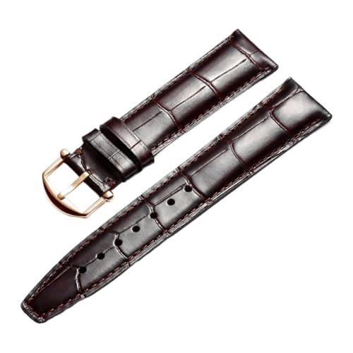 Bracelet de montre en cuir véritable MENGKE pour remplacer un bracelet usé