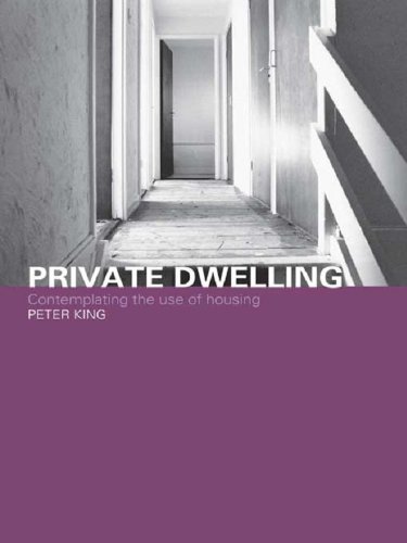 Livre Housing, Planning and Design Series sur l'usage de l'habitat privé en anglais