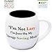 Funny Quote Mug "I'm not Lazy, I'm just on my Energy Saving Mode" by Madero Kitchen - Ceramic Coffee Mug Small Mouth 14oz - Gift for Women and Men - 100% Secure Packaging -