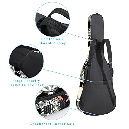 Hondank Housse imperméable pour guitare acoustique avec double bandoulière et poche Motif carré, Multicolore 02, 42.9×16… - Les Beatles, Paul McCartney, John Lennon, RIngo Starr, George Harrison Hondank Housse imperméable pour guitare acoustique avec double bandoulière et poche Motif carré, Multicolore 02, 42.9x16… – Image 4