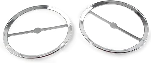 Miniatura 2 de GZYF Cubierta de anillo para bocina izquierda y derecha, cubierta de parrilla para altavoz de motocicleta para Harley Electra Glide, Street Glide,