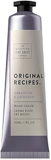 Scottish Fine Soaps Geranium and Lavender Hand and Nail Cream Tube, 30 ml,A04021