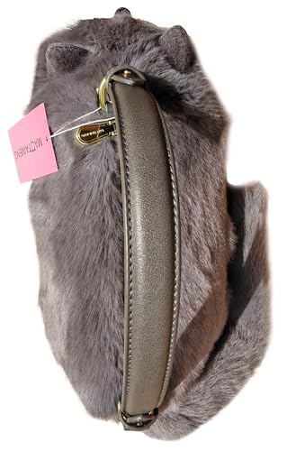 Realistic Plush Cat Shape Bag For Women4