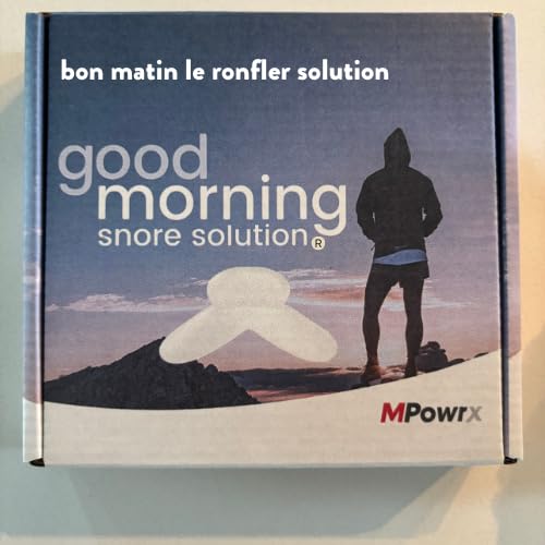 Good Morning Snore Solution Mouthpiece - Oral Anti Snoring Mouthpiece Device for Men & Women - Snoring Solution Nighttime Mouth Guard for Jaw - Oral Health and Personal Care Products for Sleeping