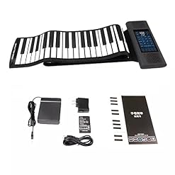 CIKSCO Piano Enroulable Portable à 88 Touches, Clavier de Musique numérique électronique en Silicone Souple for Enfants Adultes, entrée USB, Bluetooth, alimenté par Batterie Rechargeable - Les Beatles, Paul McCartney, John Lennon, RIngo Starr, George Harrison
