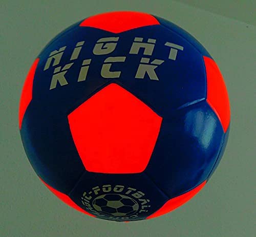 Leuchtfussball Night Kick Blue Master, aus der Night Kick Master Serie Königsblau-2023er Modell ! Cover