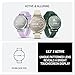 Garmin Lily® 2 Active, Small and Stylish Smartwatch, Built-in GPS, Hidden Display, Patterned Lens, Up to 9 Days Battery Life, Lunar Gold with Bone Silicone Band
