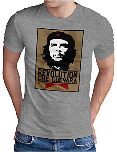 T-Shirt Viva LA Revolution Che-Guevara la solution confort pour homme fort 4XL