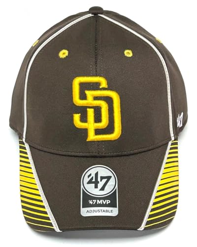 Gorra ajustable marrón MVP San Diego Padres para hombre miniatura 2