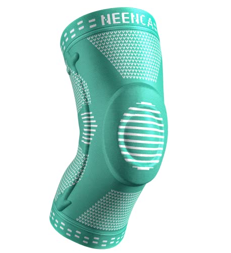 Image of NEENCA Professional Knee Brace, Compression Knee Sleeve with Patella Gel Pad & Side Stabilizers, Knee Support Bandage for Pain Relief, Medical Knee Pad for Running, Workout, Arthritis, Joint Recovery