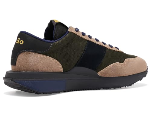 Image of POLO RALPH LAUREN Men's Train 89 Suede-Paneled Sneakers