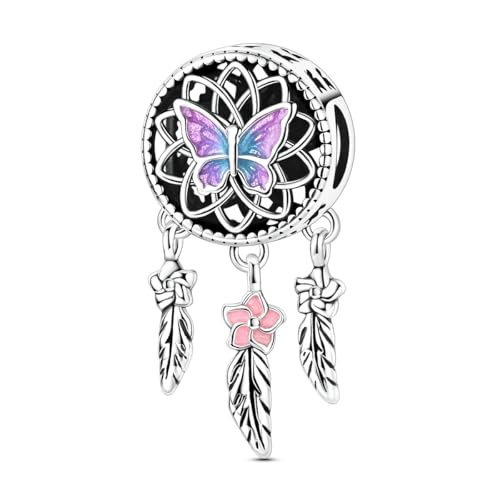 Image of 925 Sterling Silver Charms,Hypoallergenic Beads,Compatible with Pandora Bracelets and Necklaces,Women Holiday Gift Pendants