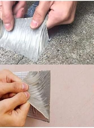 Bant Evi Çamur Bant 15cmx1.5mt Su Geçirmez Yalıtım Bandı Boru Çatı Çatlak Sızdırmaz Izolasyon Bandı Sakız - Görsel 5