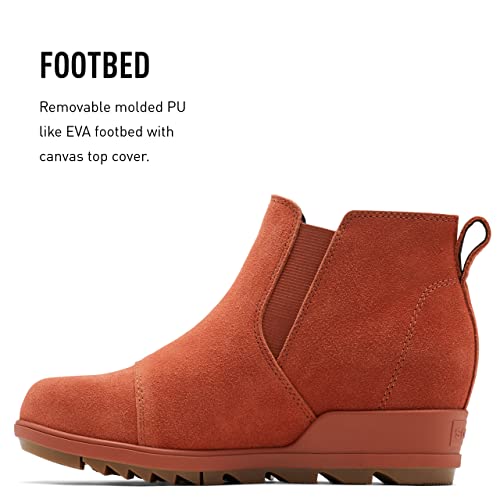 Sorel Women's Evie Pull-On Boot - Warp Red, Gum 10 - Size 7.5 #TOP3