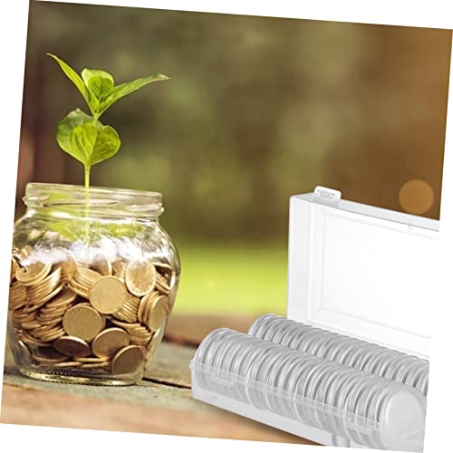 Caja de almacenamiento con 40 cápsulas para monedas miniatura 3