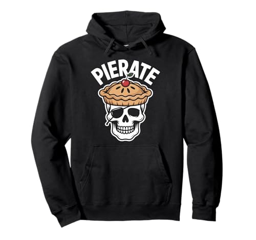 Tête de Mort Pierate avec Garniture de Tarte aux Cerises Sweat à Capuche