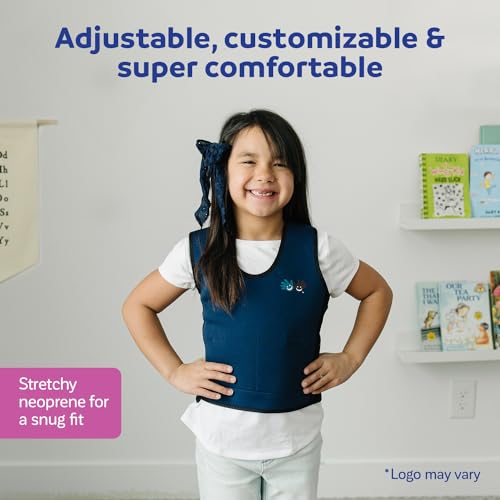 Fun and Function - Red Weighted Compression Vest for Kids & Adults - Calming Sensory Compression Vest - Weighted for Sensory Needs - Toddlers, Kids, Teens & Adults Sizing - Thumbnail 2