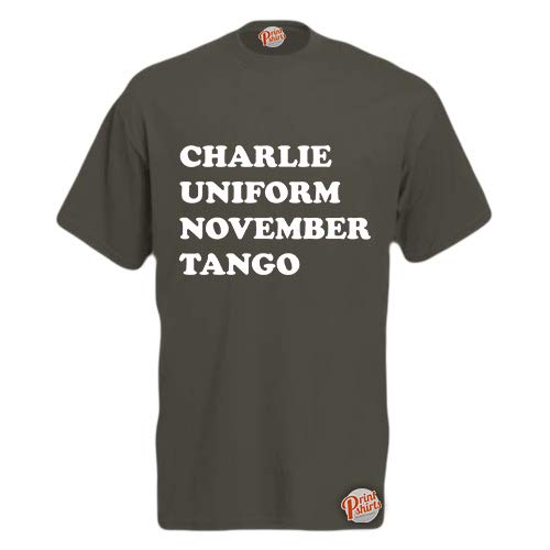 Brook Hi Vis Uk Unisex Graphite C*Nt - Charlie Uniform November Tango! Mens Funny T-Shirt Large