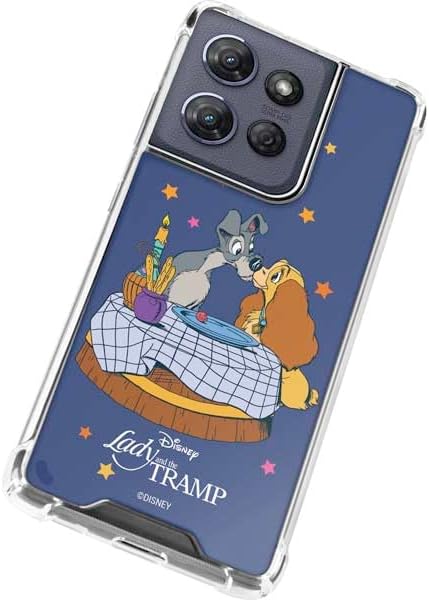 Skinit Clear Phone Case Compatible with Moto G Power 5G (2025) - Officially Licensed Disney Lady & The Tramp Bella Notte Design