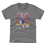 500 LEVEL Isaiah Hartenstein Oklahoma City Thunder Shattered Flag Youth Shirt (Tri Gray, 10-12Y Large)