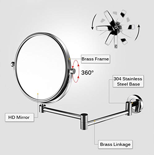 Miroir de rasage de salle de bain extensible pour une routine beauté fluide - 6