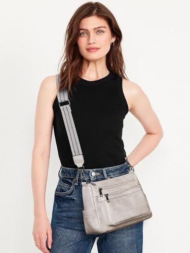 Image of Bluome Crossbody Purses for Women, Medium Large Faux Leather Crossbody Bags Lightweight Sling Bag Shoulder Handbags