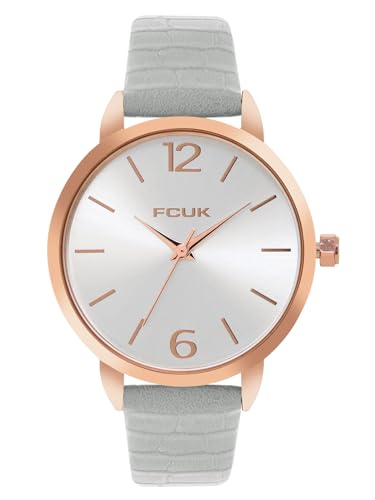 FCUK Silver Dial Analog Watch for Women - FK00030B (B0CMHYWXW7) Amazon Price History, Amazon Price Tracker