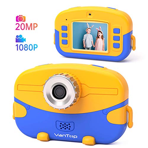 VanTop Junior K6 Kids Camera with 32GB Memory Card, Supports 20.0MP Photo, 1080P