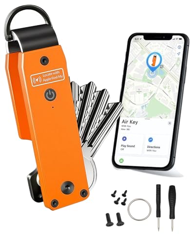 Porte-clés Air avec traceur GPS pour vos randonnées et activités outdoor avec clés en métal