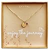 EFYTAL-Graduation-Gifts-Tiny-Gold-Filled-Ohm-Necklace-on-Enjoy-The-Journey-Card-Dainty-Om-Pendant-Yoga-Necklace-Retirement-Gifts EFYTAL Graduation Gifts, Tiny Gold Filled Ohm Necklace on Enjoy The Journey Card, Dainty Om Pendant - Yoga Necklace, Retirement Gifts