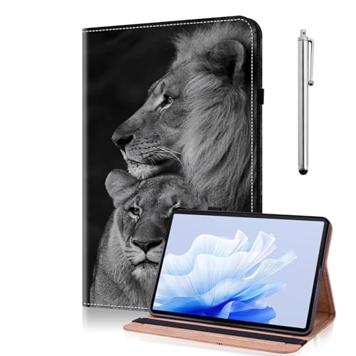 Housse Samsung Galaxy Tab A11 Plus Lion idéale pour vos voyages