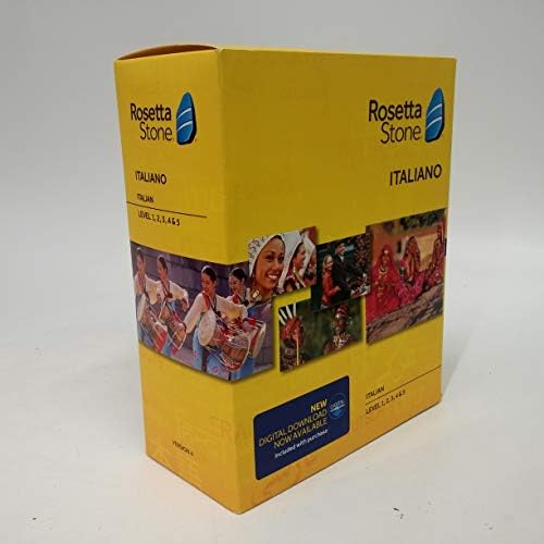 Learn Italian: Rosetta Stone Italian - Level 1-5 Set