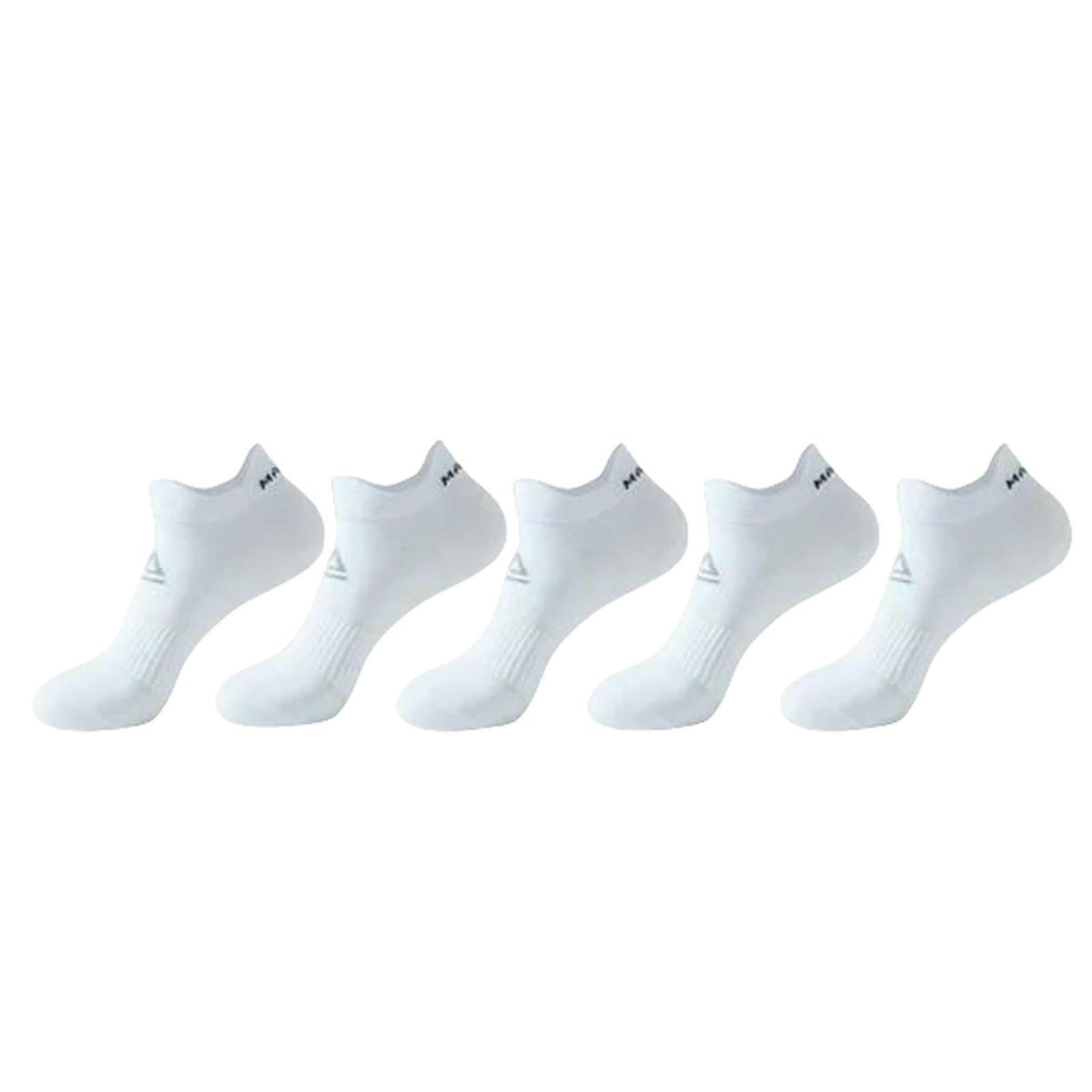 Chaussette 5 Paires Homme Sport Chaussettes en Nylon Compression Sueur
