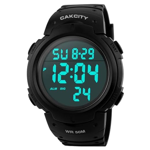 Mens Digital Sports Watch LED Screen Large Face Military Watches for Men Waterproof Casual Luminous Stopwatch Alarm Simple Army Watch