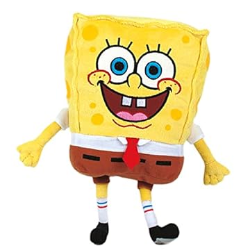 BBSPONGE Spongebob - Peluche Bob Squarepants Spugna 11 "/ 28cm qualità Super Soft